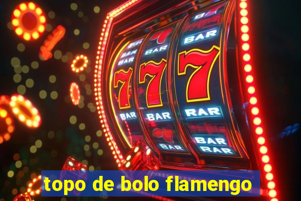 topo de bolo flamengo